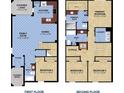 Detailed floor plan showcasing an open-concept layout, multiple bedrooms, bathrooms, and functional living spaces at 2420 Cabinwood Range Way, Eustis, FL 32726