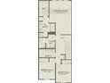 Second floor plan showcasing the owner's suite, bedrooms 2 and 3, a loft, and two baths at 10282 Hadley St, Orlando, FL 32829