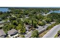 Aerial view of property located close to the river at 3914 W Robinson St, Orlando, FL 32805