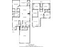 Detailed floorplan showcasing the layout of the home's living spaces and bedroom locations at 2604 Marble Ave, Orlando, FL 32803