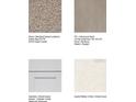 Selection of finishes, featuring carpet, tile, cabinets, and quartz options at 7412 Sandstone Dr, Groveland, FL 34736