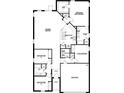Detailed floor plan showcasing the layout of the bedrooms, bathrooms, kitchen, and living spaces at 113 San Mardeen Ct, Daytona Beach, FL 32117