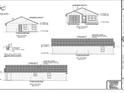Architectural elevation diagram displaying front, rear, and side views with specific measurements and design features at 220 Sears Ave, Winter Haven, FL 33881