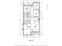 Detailed floor plan showcasing the layout of rooms, including bedrooms, kitchen, living area, and bathrooms at 220 Sears Ave, Winter Haven, FL 33881