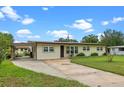 Inviting home exterior with a covered carport, tidy landscaping, and a lush green lawn at 110 N Sunland Dr, Sanford, FL 32773