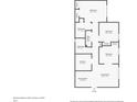 Layout of the first floor of the condominium at 2041 Dixie Belle Dr # 2041C, Orlando, FL 32812