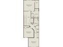 Upstairs floor plan with owner's suite and two bedrooms at 389 Meadowland Pt, Oviedo, FL 32765