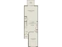 Main floor plan with gathering room, kitchen, foyer, and lanai at 389 Meadowland Pt, Oviedo, FL 32765