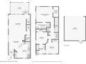 Detailed floor plan showcasing the layout of this house, including room dimensions and garage at 12884 Calderdale Ave, Windermere, FL 34786