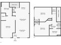 Detailed floor plan showcasing the layout of the home's bedrooms, bathrooms, kitchen, and living areas at 4002 San Gallo Dr # 105, Kissimmee, FL 34741