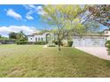 Charming one-story home featuring a lush green lawn and mature tree in a tranquil setting at 3531 Oriskany Dr, Orlando, FL 32820