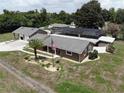 Aerial view of home, showing landscaping and fence at 13785 Se 39Th Ter, Summerfield, FL 34491