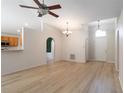Open-concept living room offers ample space and bright natural light at 16603 Corner Lake Dr, Orlando, FL 32820