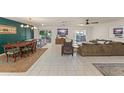 Spacious living room with tile flooring, complemented by sliding glass doors leading to outdoor space at 5237 Gateway Ave, Orlando, FL 32821