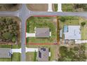 A clear aerial view of the property and the surrounding neighborhood, highlighting the lot's boundaries at 2925 Sw 172Nd Lane Rd, Ocala, FL 34473