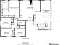 Detailed floor plan showcasing the layout of the home, including bedrooms, bathrooms, and living areas at 116 Morning Glory Dr, Lake Mary, FL 32746