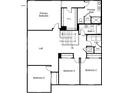 Second-floor floor plan with primary bedroom, loft, bedrooms 2, 3, and 4, laundry, and baths at 3820 Elk Bluff Rd, St Cloud, FL 34772