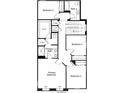Second floor featuring four bedrooms, two bathrooms, a walk-in closet, and conveniently located linen closet at 9644 Westside Hills Dr, Davenport, FL 33896