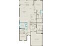 Detailed floorplan featuring multiple bedrooms and bathrooms, and a two car garage at 1530 Groveline Rd, St Cloud, FL 34771