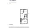 Second floor plan featuring 3 bedrooms, 2 bathrooms, a laundry room, and a loft at 2551 Long Pine Ave, Apopka, FL 32712