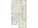 Detailed floor plan showcasing bedroom layouts, bathroom locations, and spacious living areas in the house at 6015 Tree Crossing Ln, St Cloud, FL 34771