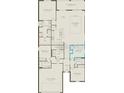Detailed floorplan showcasing the layout of this home's bedrooms, kitchen, and living spaces at 1543 Timber Leaf Rd, St Cloud, FL 34771