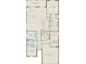 Floorplan showcasing a multi-room layout for a 2-car garage, three bedrooms, including an owner's suite at 1561 Timber Leaf Rd, St Cloud, FL 34771