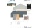 Craftsman Scheme 8 showcasing exterior paint colors, roof, front door, garage door, and Colorado Ashlar stone accents at 2727 Arbor Dune Ave, Apopka, FL 32712