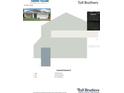 Exterior color scheme showcasing coastal tones, enhancing the home's curb appeal at 2752 Fiddle Leaf Lp Ave, Apopka, FL 32712