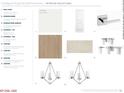 Interior design features offering options for wall paint, doors, lighting and flooring at 2752 Fiddle Leaf Lp Ave, Apopka, FL 32712