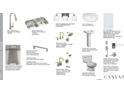 Selection of interior design plumbing materials: faucet, sink, lighting, bathroom accessories, and door hardware at 5277 Bowspirit Way, St Cloud, FL 34771
