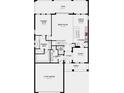 Layout of the first floor of the home with primary suite, great room, and kitchen at 5283 Bowspirit Way, St Cloud, FL 34771