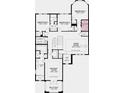 Layout of the home's second floor shows primary suite, game room, and laundry room at 5295 Bowspirit Way, St Cloud, FL 34771