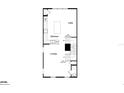 Second floor layout featuring a Kitchen, cafe and Living spaces with open stair rail option at 15058 Grove Lake Dr, Winter Garden, FL 34787
