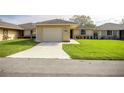 Charming single-story home with a well-maintained lawn and attached one car garage, providing comfortable suburban living at 10817 Se 51St Ave, Belleview, FL 34420