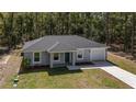 Inviting single-story home with neutral grey paint, clean landscaping, and attached garage at 2391 Sw 143 Ct, Ocala, FL 34481