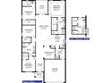 Detailed floor plan showcasing the layout of the home, including bedrooms, bathrooms, and living spaces at 2138 Nw 23Rd Loop, Ocala, FL 34475