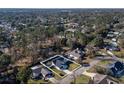 Wide aerial view showcasing the home's location and neighborhood at 4216 Se 7Th Pl, Ocala, FL 34471