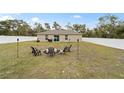 Spacious backyard with firepit and seating area at 16050 Sw 35Th Court Rd, Ocala, FL 34473