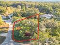 Property's location highlighted in a wooded, residential area at 9050 Sw 190Th Cir, Dunnellon, FL 34432