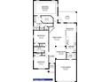 Open floor plan featuring 3 bedrooms, 2 bathrooms, and a 2-car garage at 2142 Nw 23Rd Loop, Ocala, FL 34475
