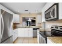 Modern kitchen featuring stainless steel appliances and granite countertops at 1903 Se 37Th Court Cir, Ocala, FL 34471