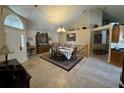 Bright dining room features a spacious layout with a large table and chandelier at 2011 Se Twin Bridge Cir, Ocala, FL 34471