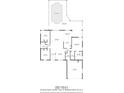 Detailed floor plan showcasing the layout of the home's rooms and outdoor areas at 6009 Sw 107Th St, Ocala, FL 34476