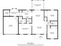 1228 sq ft house floor plan with 2 bedrooms, 2 baths, and screened porch at 73 Fir Dr, Ocala, FL 34472
