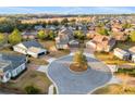 Beautiful aerial view of homes in a friendly neighborhood with mature trees and landscaping at 3690 Nw 56Th Ave, Ocala, FL 34482