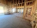 Interior framing of a bedroom with electrical wiring and insulation at 7799 Sw 132Nd Pl # 10, Ocala, FL 34473