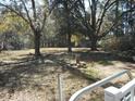 Large backyard with mature trees providing shade and a peaceful setting at 18800 Sw 31St St, Dunnellon, FL 34432
