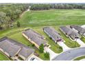 Scenic aerial view of a neighborhood showcasing spacious lawns and serene surroundings at 9697 Sw 63Rd Loop, Ocala, FL 34481