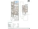 Detailed architectural floor plan showcasing the layout of the home's first and second floors at 0000 Se 47Th Loop, Ocala, FL 34480